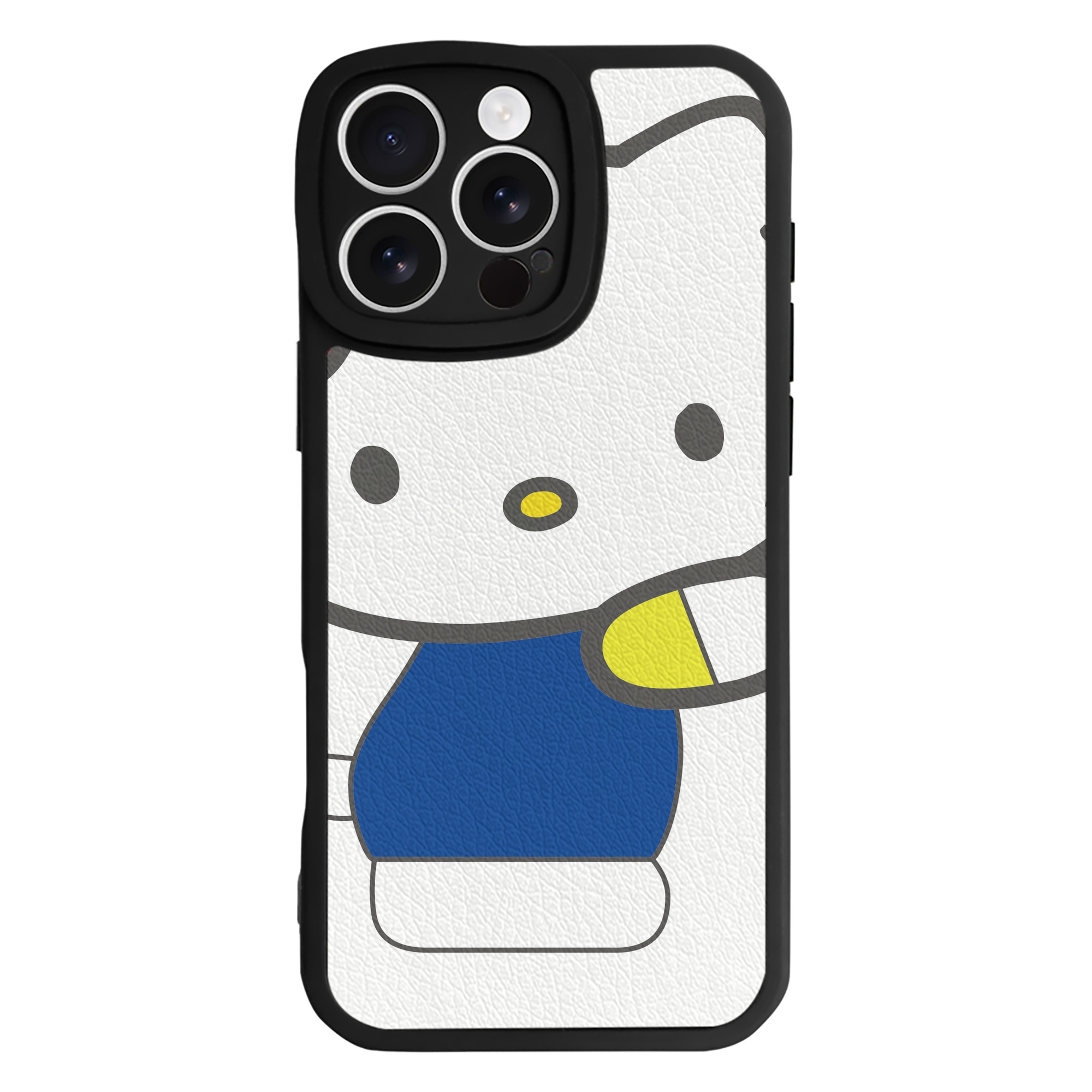 （画像用） Hello Kitty ハローキティ 【iPhone 16シリーズ対応】シリコンスマホケース（レザー調） 材質：シリコン